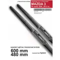 Щетки стеклоочистителя для Mazda 3 BL кузов - дворники Мазда 3 БЛ, комплект.