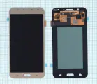 Модуль (матрица + тачскрин) для Samsung Galaxy J7 SM-J700H (OLED) золотистый