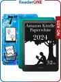 Электронная книга Amazon Kindle PaperWhite 12 Gen 2024 32Gb Metallic Jade с обложкой ReaderONE PaperWhite 2024 Sakura