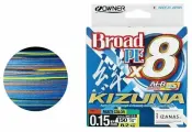 Плетеный шнур Owner Kizuna Broad Multi Color 0,15мм 135м