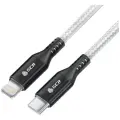 Кабель GCR Lightning (GCR-IPPD4N), длина 1 м, серый/черный