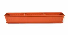 Ящик балконный Алиция 100см терракот