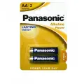 Батарейка Panasonic Alkaline Power AA/LR6, в упаковке: 2 шт.