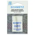 Игла/иглы Schmetz Hemstitch 130/705 H WING 100/16 для мережки, серебристый