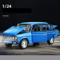 1/24 LADA 2105 SEDAN модель автомобиля из сплава, литая под давлением металлическая классическая модель автомобиля, имитация звука и света, коллекция детских игрушек в подарок, Синий