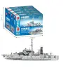 Конструктор Техника, Корабли Sembo 105515-105518, 1015 деталей, пластик, серый