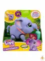 Little Live Pets Jungle Series Toots My Walking Elephant / Интерактивная игрушка-слоненок для домашних животных, подходящая для подарков на день рождения детям от 5 лет и старше