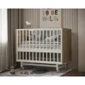 Детская кроватка для новорожденных Incanto на маятнике Cambridge белый/дуб