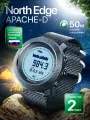 Электронные наручные часы NORTH EDGE APACHE-D мужские, кварцевый, водонепроницаемый и ударопрочный аксессуар