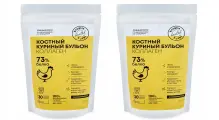 Костный куриный бульон (коллаген), 73% белка Круглые сутки, 150 г, 2 шт