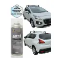 Краска PEUGEOT 3008(III), код M6N9, BLANC NACRE, автомобильная эмаль FixPaint Spray, 2 аэрозольных баллончика по 520 мл, 1-й и 2-й слой