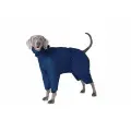 Утепленный комбинезон для собак средних и крупных пород, темно-синий, М1