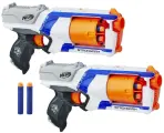 Набор бластеров Nerf Элит Стронгарм B8995, синий/оранжевый, 2 шт.