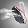 2 шт. Утюг Irit IR-2305, 800 Вт, тефлоновая подошва, 200 мл, дорожный, бело-красный