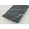 Мебельный щит ЛДСП 16мм 1000х750 c Кромкой 1мм Цвет Мрамор Черный