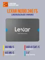 Накопитель SSD Lexar NQ100 240 Гб 2.5 SATA 6 Гбит/с (LNQ100X240G-RNNNG)