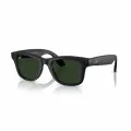 Экшн-очки с камерой Ray-Ban Wayfarer фотохромные линзы Clear/Graphite Green Transitions, оправа Matte Black, Размер М