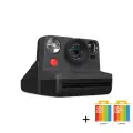 Polaroid Now Generation 2, Фотоаппарат моментальной печати (В комплекте 16 листов фотобумаги)Now 2 Gen 2, Серый/черный