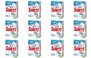 Sorti Стиральный порошок Голубой поток,350 г,12 шт
