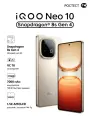 Смартфон iQOO Neo 10 Snapdragon 8s Gen 4, 8/256 ГБ, золотой, AMOLED 144 Гц