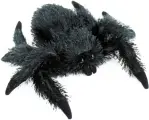 Мягкая игрушка натуралистичная Паук чёрный 16 см