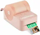 Портативный цветной принтер HP Sprocket Panorama Instant, розовый