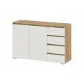 Комод для одежды Нонтон Инта, 150.2x46x95,8 см, Дуб золотой / Белый