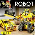 Радиоуправляемый Конструктор Техник набор Робот Бамблби 901 деталь ( Программируемый / машина Technic на пульте управления / лего совместимый
