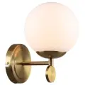 Бра Stilfort Marsela 2141/05/01W, цвет Белый/Бронза, материал Металл/Стекло
