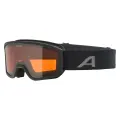 Маска горнолыжная ALPINA Scarabeo Junior Black Matt/Orange S2 (US: S)