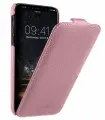 Кожаный чехол Melkco для Apple iPhone X/XS - Jacka Type - розовый