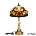 Настольная лампа тиффани 30 CM абажур РетроA Р375D