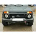 Бампер РИФ силовой передний ВАЗ Нива без защитной дуги, с площадкой под лебедку