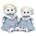 Мягкая игрушка Ли-Ли в морском платье и вязаном берете, 24 см