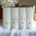 Набор полотенец Maison Dor Soft hearts голубой 4 шт. 30*50