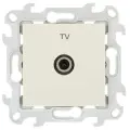Механизм розетки одиночной TV СП Simon24 IP20 сл. кость Simon 2450477-031 (6шт. в упак.)