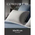 Подушка 50х70 ESPERA Comfort 3D gray со съемным чехлом, искусственный пух