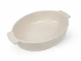 Форма для запекания овальная Peugeot Ecru 31x20см, керамическая, кремовая