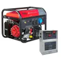 Генератор бензиновый FUBAG BS 8500 A ES DUPLEX, 8 кВт, 220 В + Блок автоматики Startmaster BS 11500 D, трехфазный, 380 В