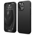 Elago для iPhone 13 Pro Max чехол Soft silicone (Liquid) Black