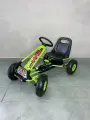 Веломобиль детский Formula 1 sport педальная машина – багги (салатовый) V01-1