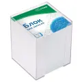 СТАММ Блок для записей Simple, 9х9х9 см, в пластиковом боксе БЗ-999101 1 шт. белый 9 см 65 г/м² 90 мм 90 мм 90 листов