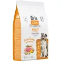 Сухой корм Brit Care Dog Adult Dental Health для взрослых собак средних пород для здоровья зубов Индейка, 12 кг.