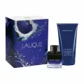 Lalique encre indigo набор: 50ml парфюмерная вода мужская+гель для душа 150ml