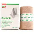 Бинт Розидал (Rosidal) эластичный малого растяжения сильной компрессии из хлопка, телесный 8см х5м (1 шт в картоне, FIN 22201_1шт)