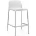 Стул полубарный NARDI Faro Mini, со спинкой, высота сиденья 65 см, цвет белый