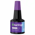 Краска штемпельная Berlingo, 30мл, фиолетовая (KKp_30007), 12шт.