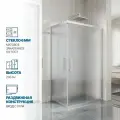 Душевой уголок GWMPKB019RC 115x100 см, цвет фурнитуры хром блестящий, стекло матовое закаленное 6 мм