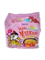 Корейская оригинальная лапша SamYang б/п курица-карбонара острая, в упаковке 5 шт по 130 гр.