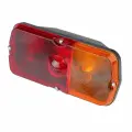 Фонарь задний ФП-132, для УАЗ, галогенный, крепление болтами, красный/оранжевый
